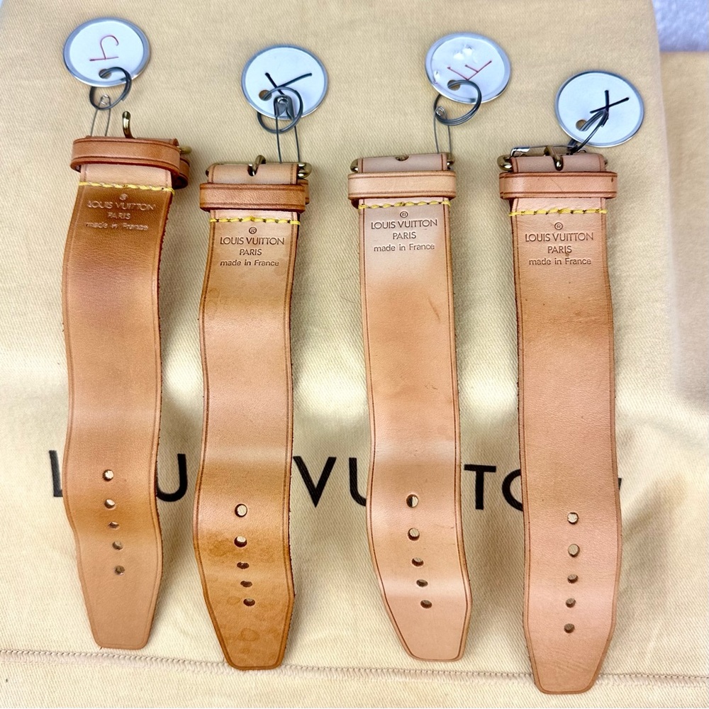 Louis Vuitton Keepall Bandouliere Vachetta Leather Poignet Staps or BRACELET